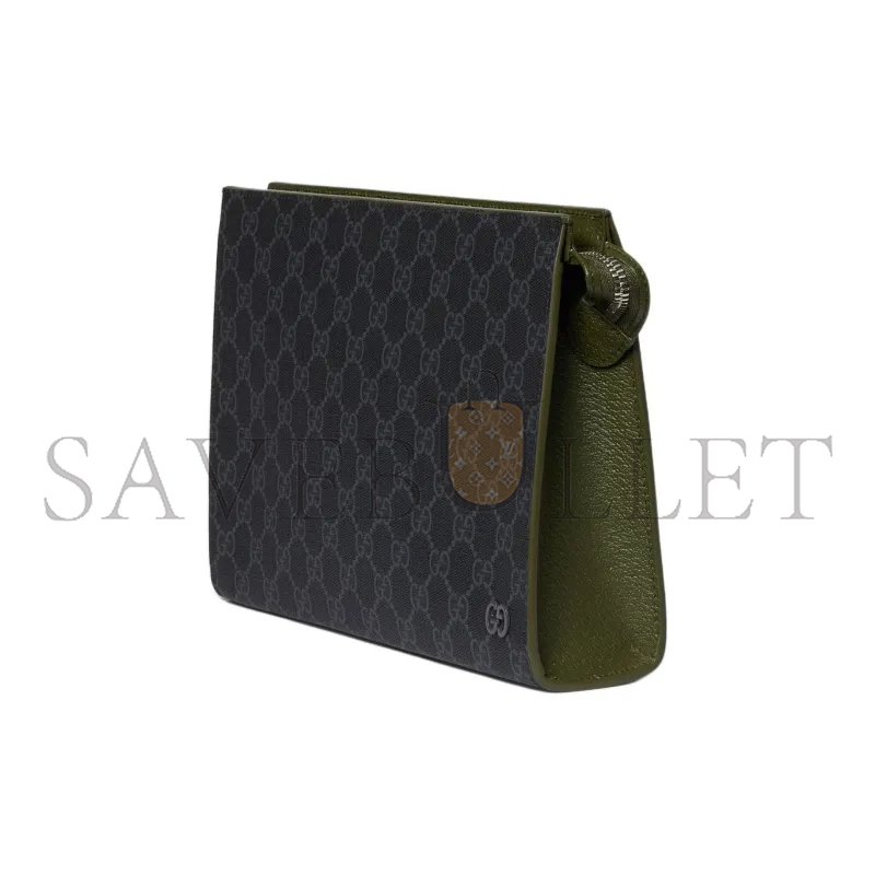 GUCCI BI-COLOR SMALL POUCH 768255 (26*18*6cm)